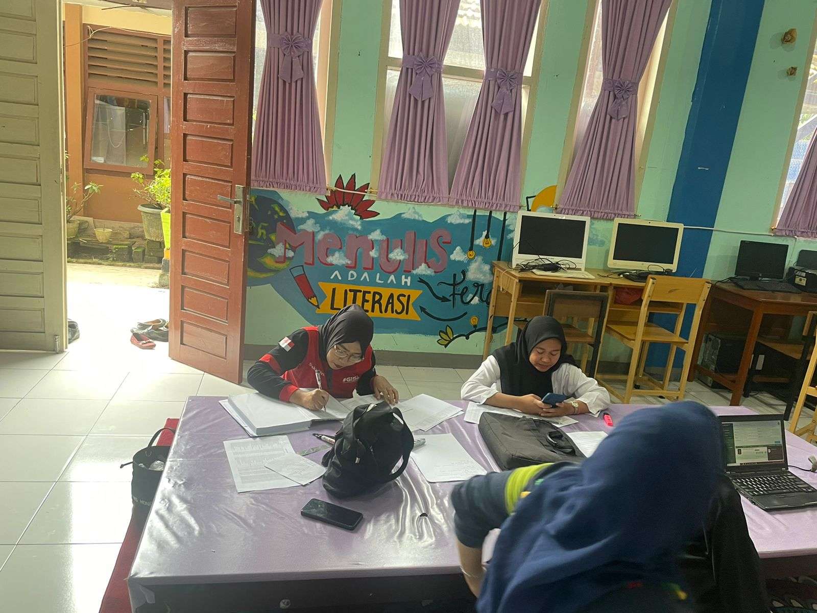 Pelayanan Perekaman KTP-el SMAN 1 Mentok 