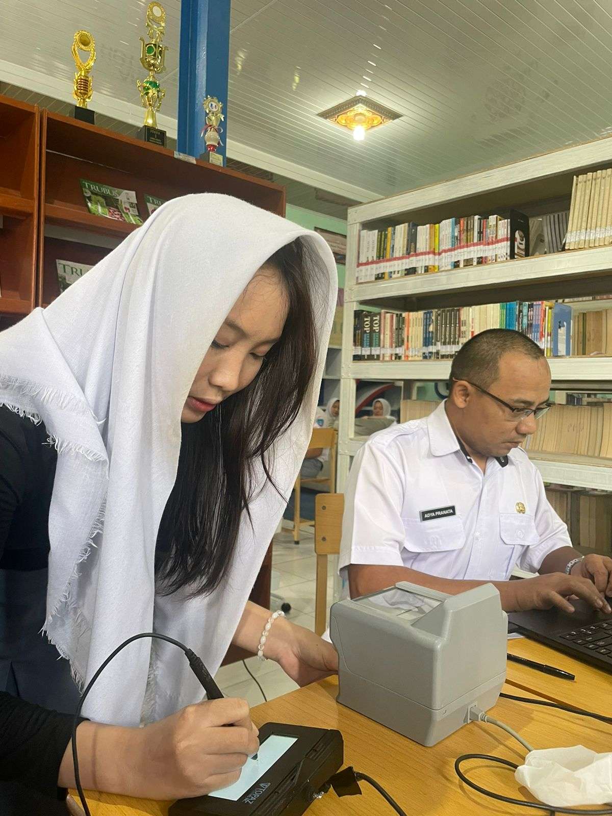 Pelayanan Perekaman KTP-el SMAN 1 Mentok 