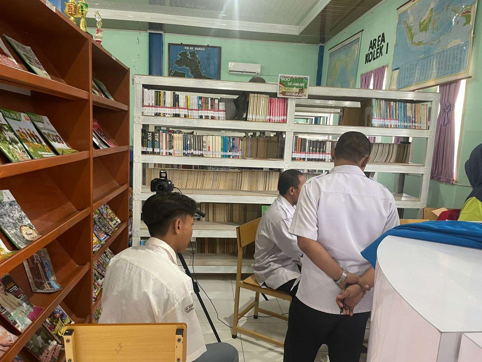 Pelayanan Perekaman KTP-el SMAN 1 Mentok 